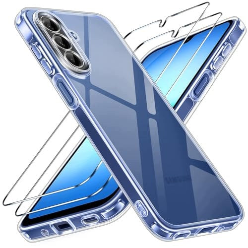 CASE FOR SAMSUNG GALAXY A17 4G 5G CLEAR PROTECTIVE TEMPERED GLASS Brand no brand