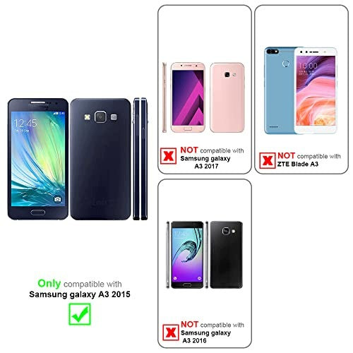 CASE FOR SAMSUNG GALAXY A3 2015 SILVER MAGNETIC LEATHER ELEGANT Manufacturer code SWC5908151744086