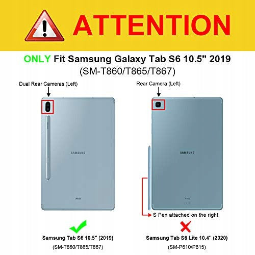 CASE FOR SAMSUNG GALAXY TAB S6 10 5 2019 LEATHER PU MAGNETIC S PEN Manufacturer code SWC5908807065848