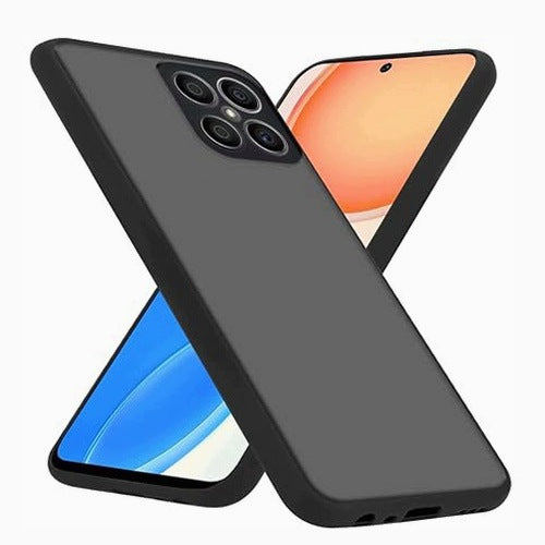 CASE HYBRID COVER FOR HONOR X8 4G MATTE BLACK TPU silicone