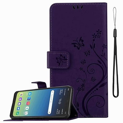 CASE LG K40S FLORAL BOOK MAGNETIC ARTIFICIAL LEATHER FOR WOMEN