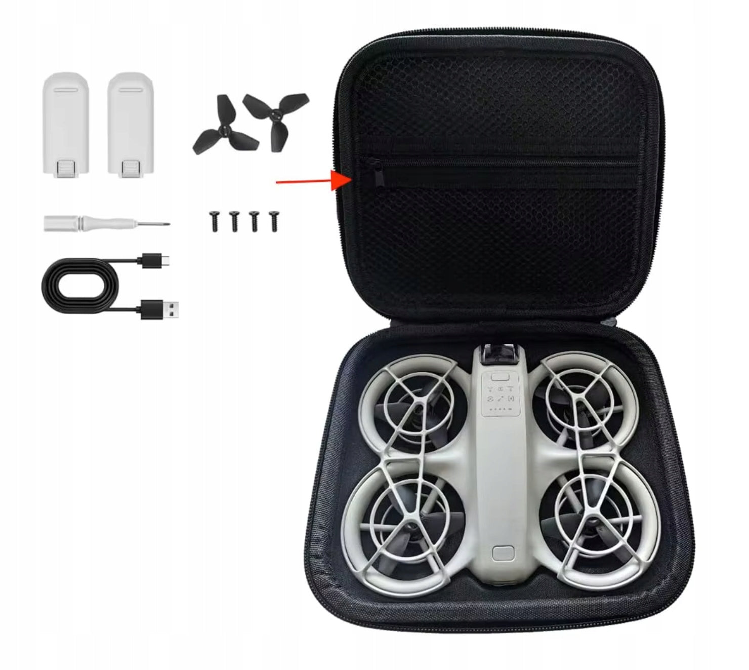 CASE RIGID BAG DRONE CASE SUITCASE FOR DJI Neo Fly More Combo Packaging status original