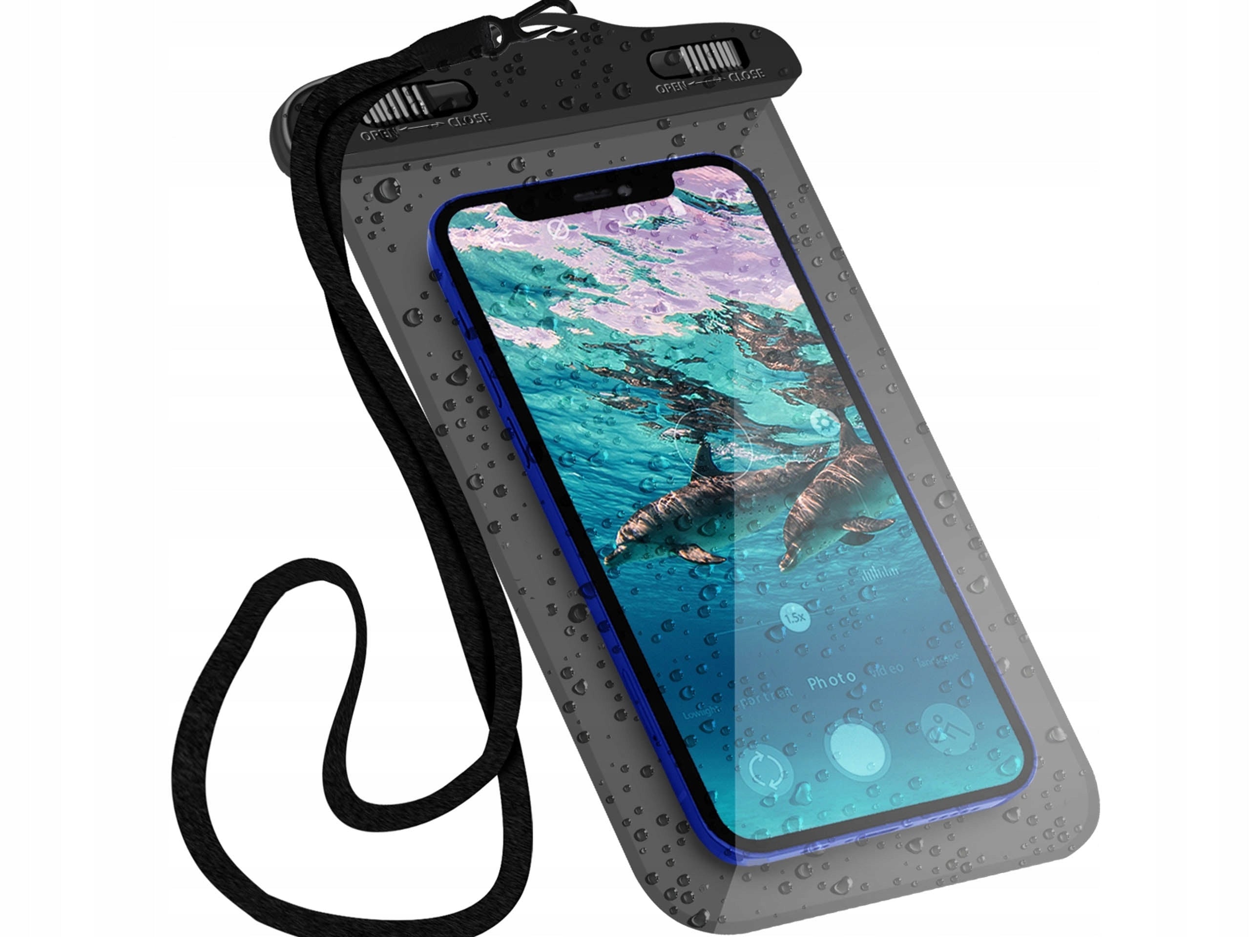 CASE WATERPROOF PHONE CASE KAYAK BEACH LEASH UNIVERSAL