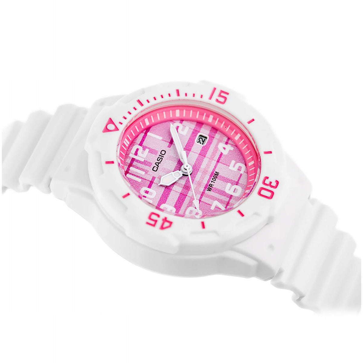 CASIO COMMUNION WATCH FOR GIRLS WHITE AND PINK + GIFT BAG Brand CASIO