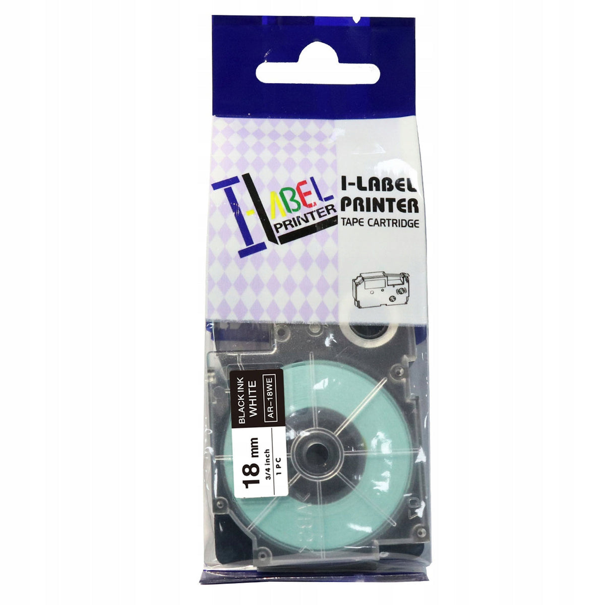 CASIO TAPE WHITE XR18WE1 XR18WE 18mm 8m Packaging status original