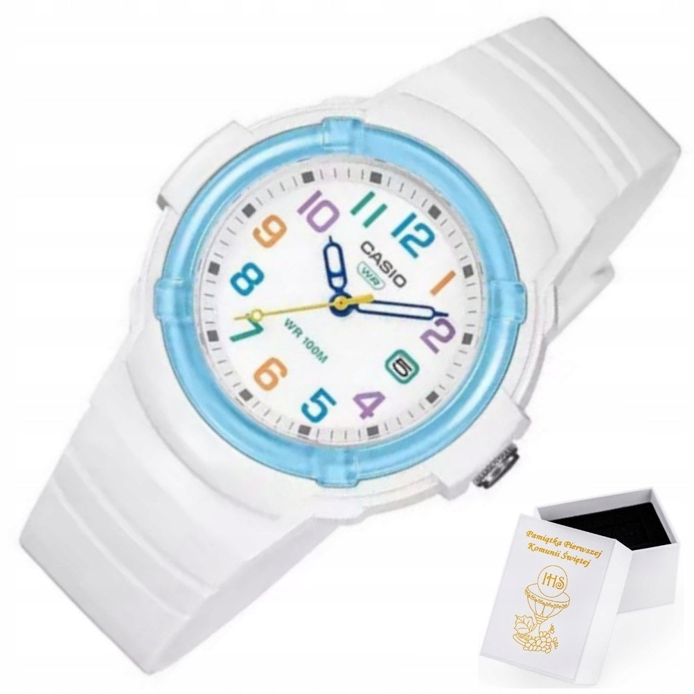CASIO watch for girls GIFT FOR COMMUNION +BOX +BAG + ENGRAVING