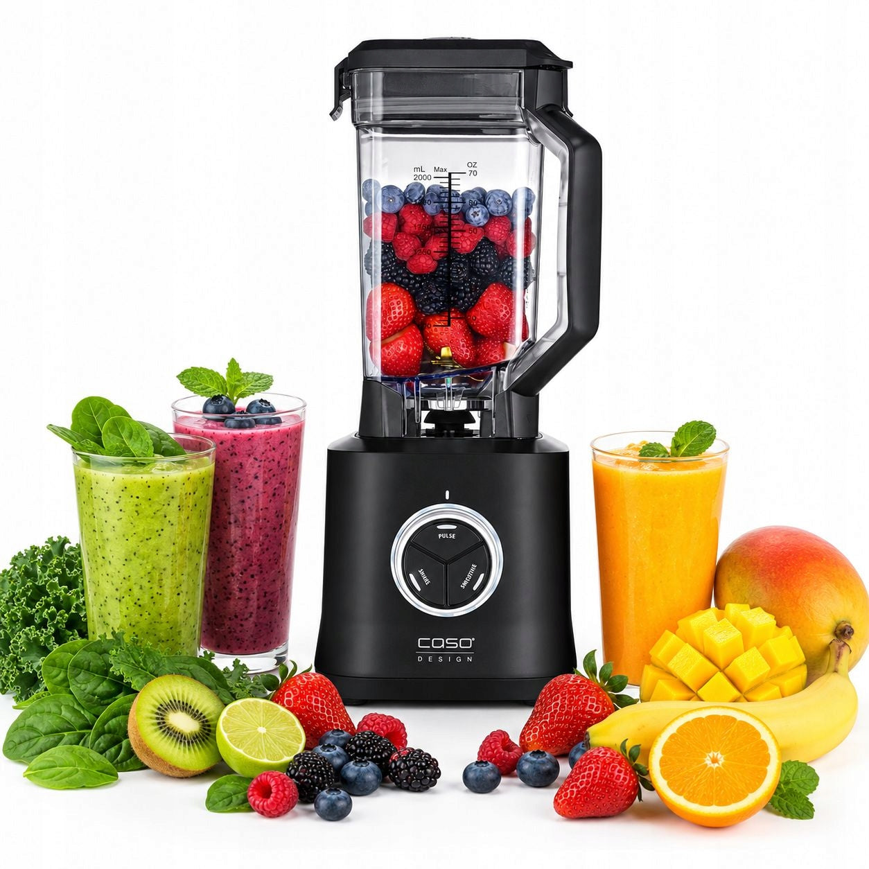 CASO DESIGN B2000 smoothie blender 2L powerful high speed
