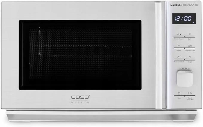 CASO M 20 Cube Ceramic Freestanding Microwave Oven Packaging status original