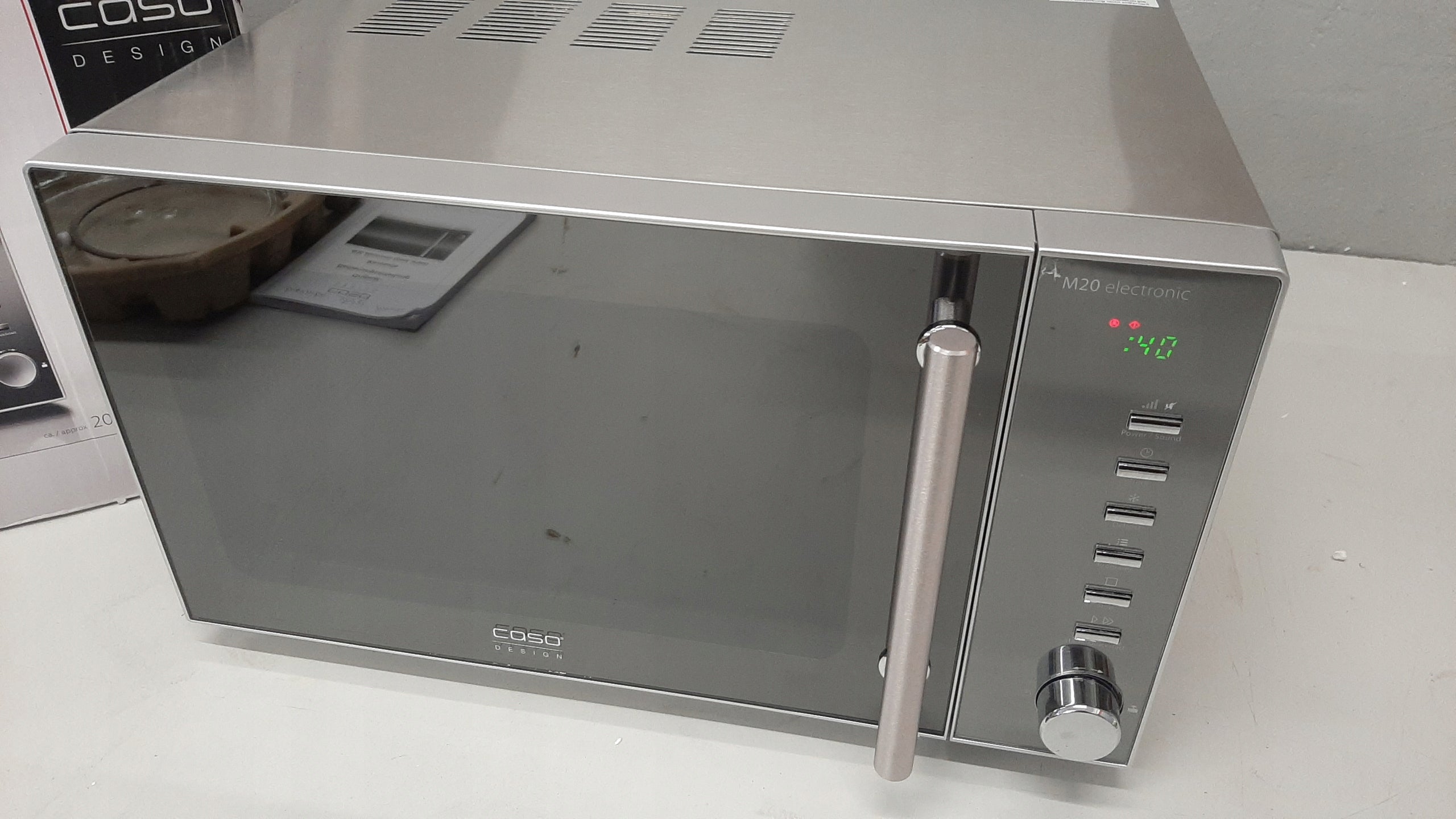CASO M 20 electronic Microwave Oven Manufacturer code 3315