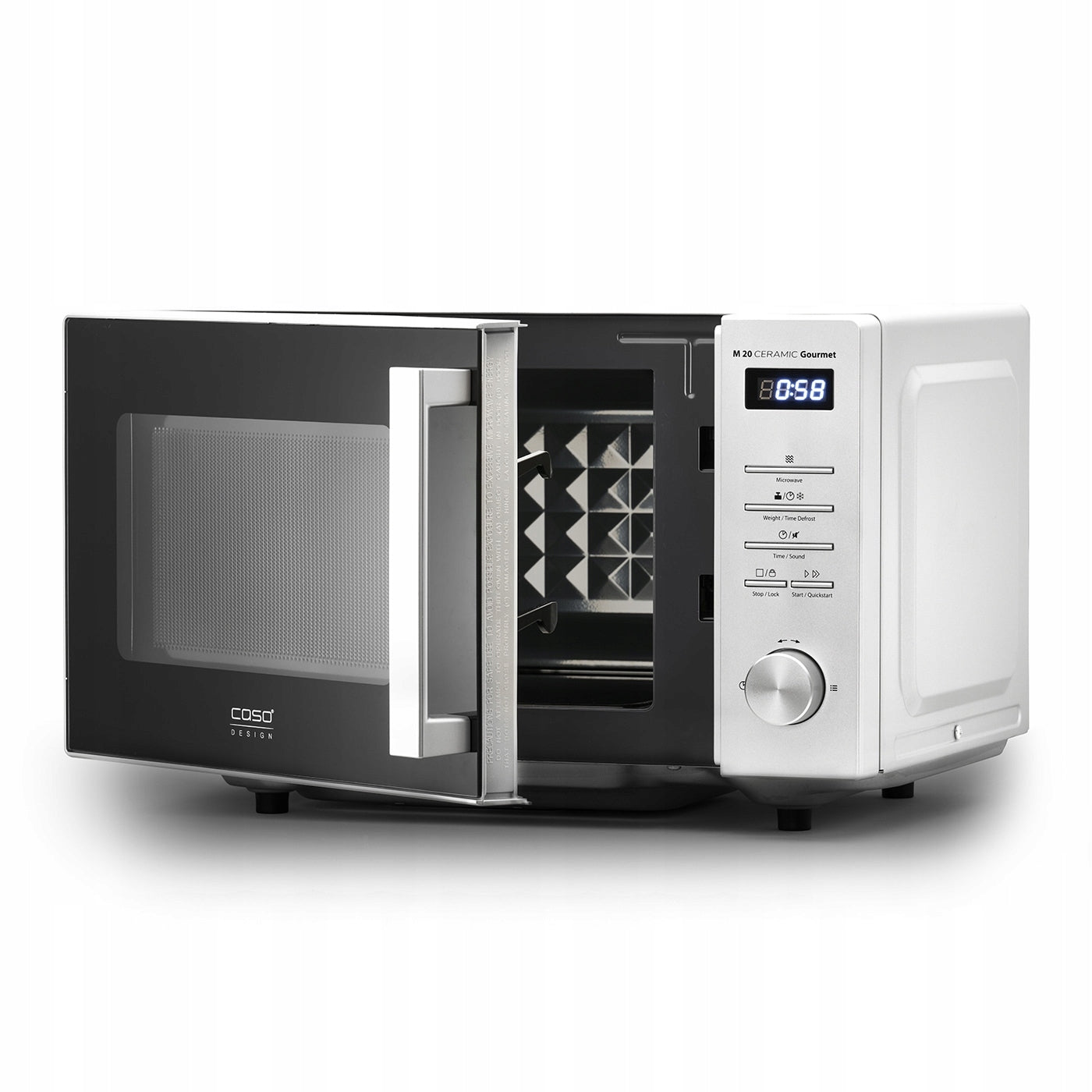 CASO M20 CERAMIC GOURMET Freestanding Microwave Oven 700W 20l 403C212 Manufacturer code 3321