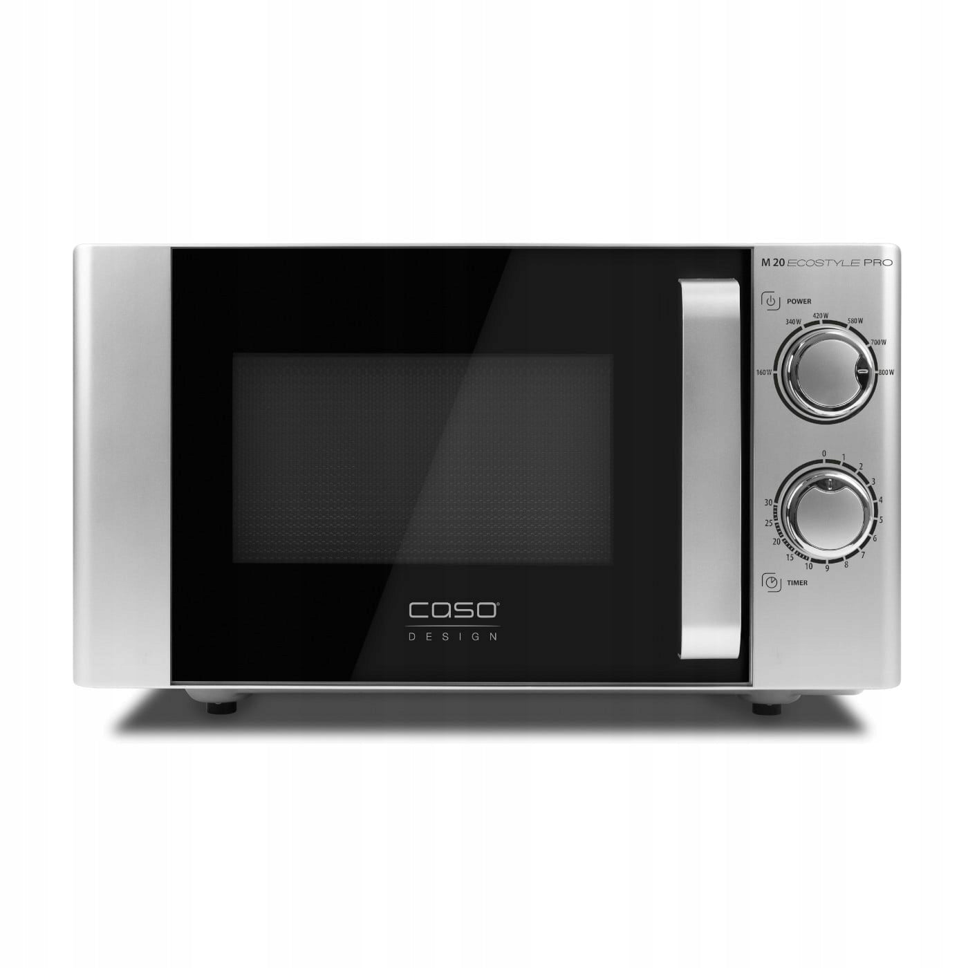 CASO M20 Ecostyle PRO Freestanding Microwave Oven, 800W, 20L