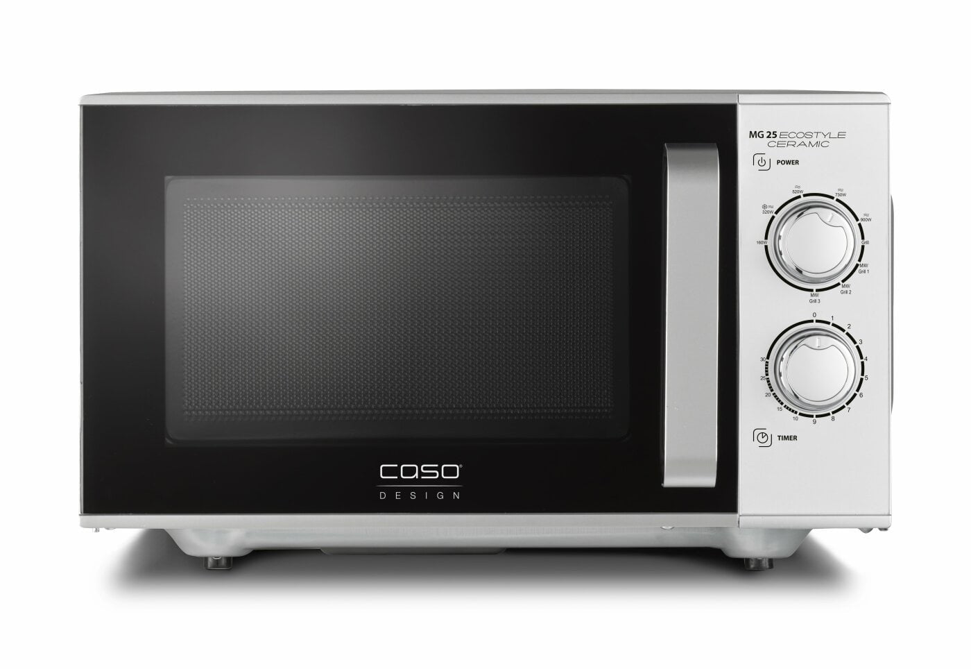CASO MG 25 ECOSTYLE Ceramic Freestanding Microwave Oven, 900W, 25L