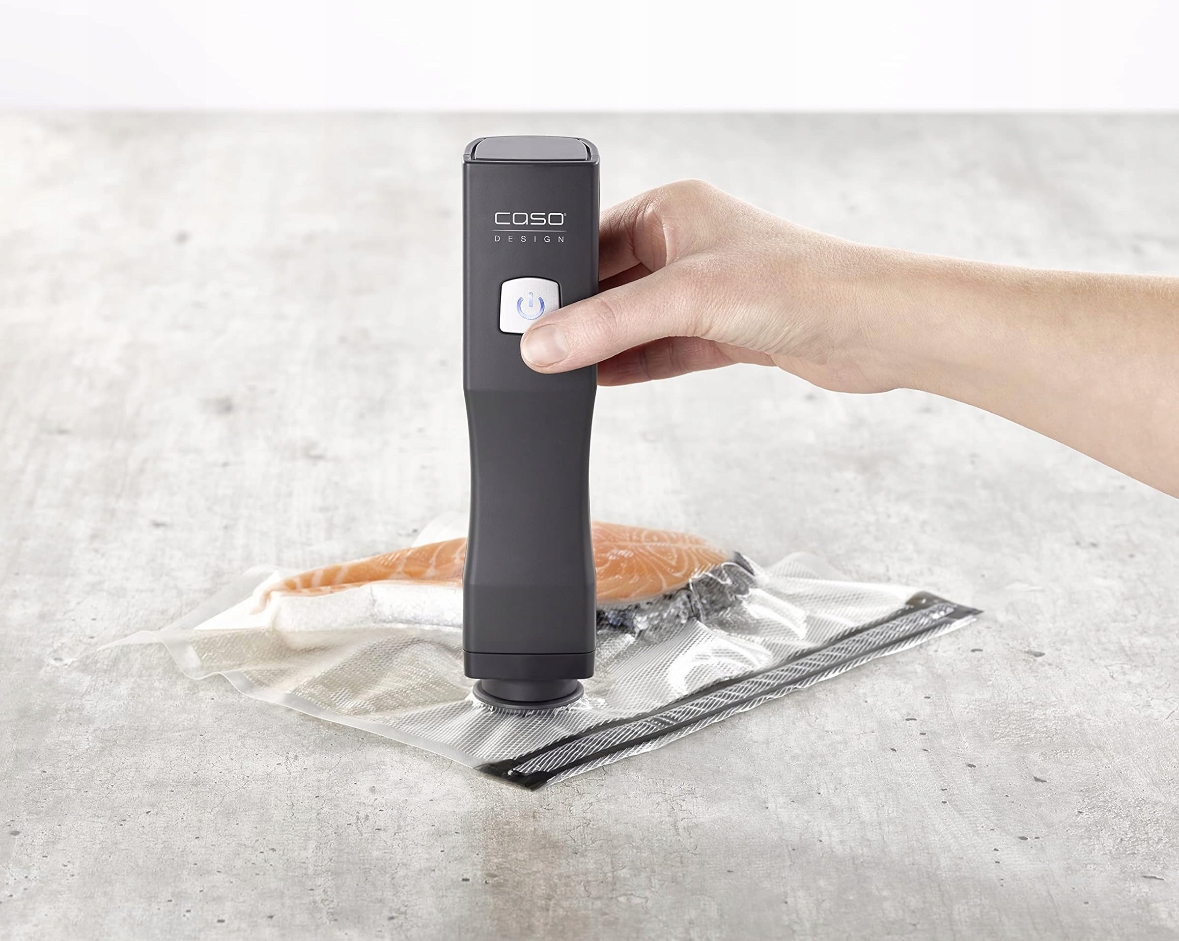 CASO Vacu OneTouch – manual vacuum sealer + 10 bags Model Caso