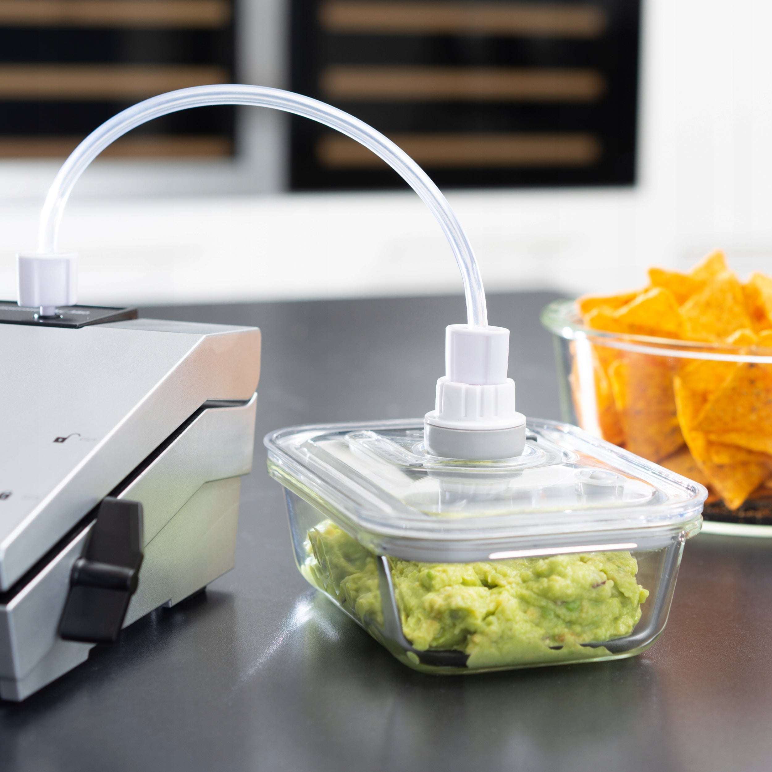 CASO VacuBoxx EM - Glass Vacuum Container, 600 ML, BPA FREE Brand CASO Germany