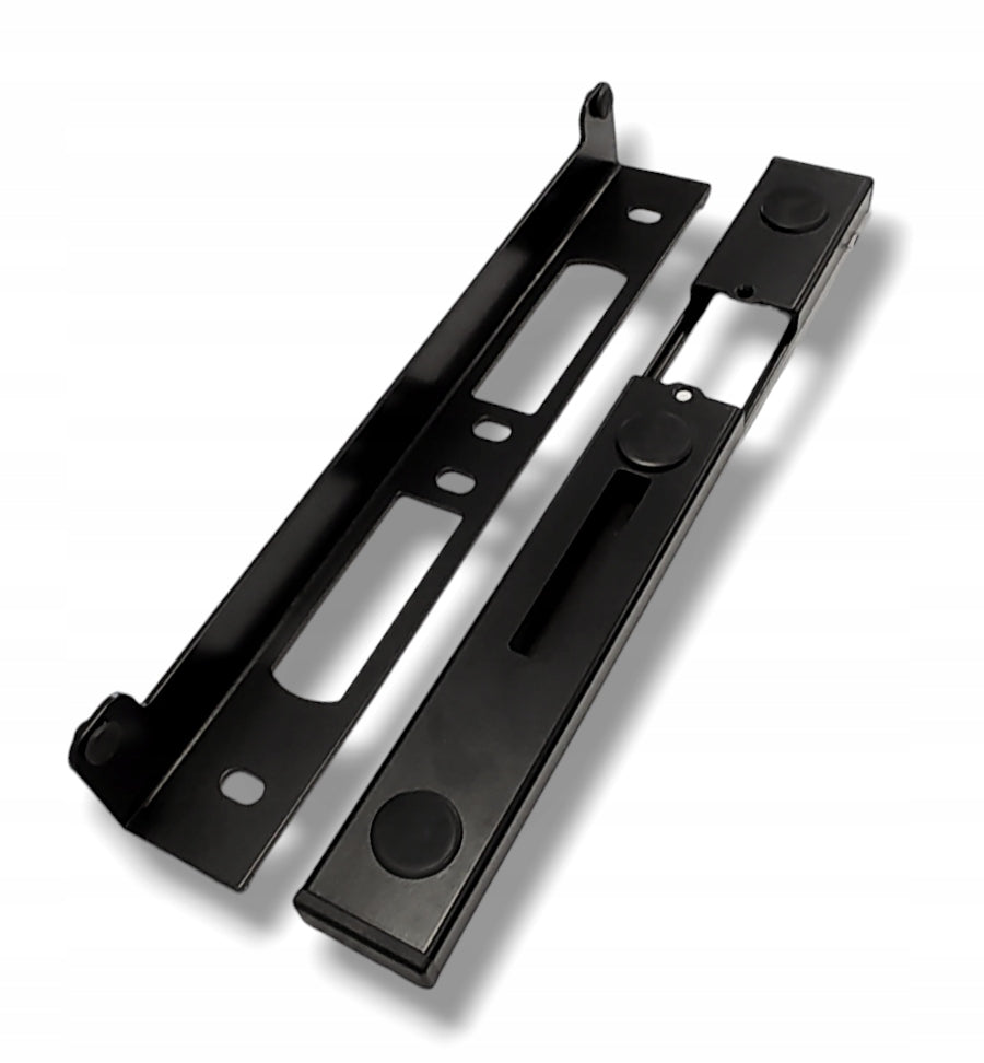 CASSETTE CAN ELECTRIC STRIKE HOUSING NARROW LOW FOR GATE BLACK