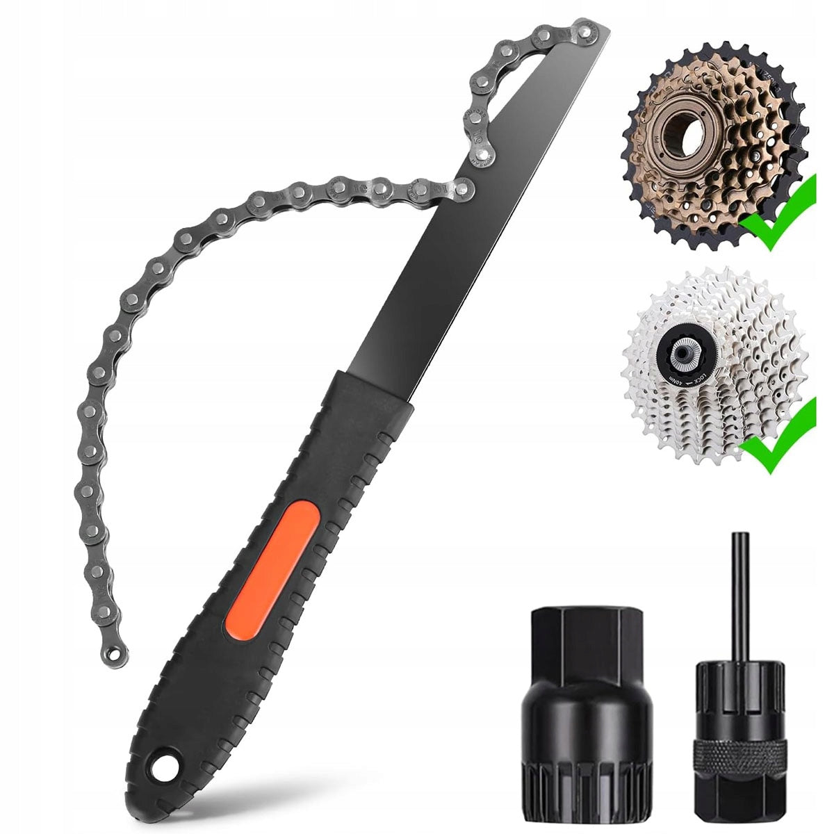 CASSETTE KEY BACIK BICYCLE SPROCKET WRENCH BLACK