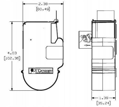 CASSETTE P1 LABELS FOR VINYL CABLES 12.7MM 7.6M TAPE LS8EQ Packaging status original
