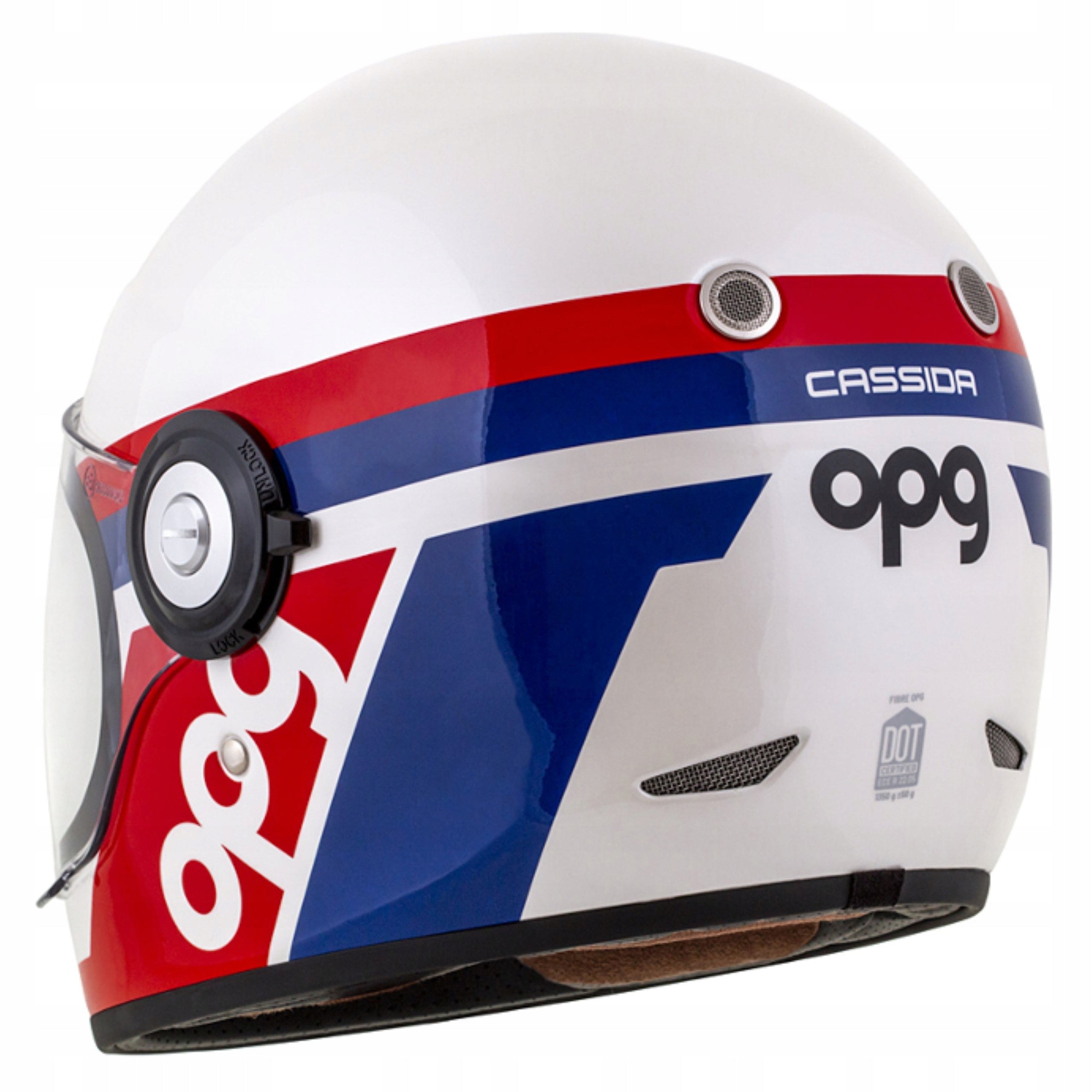 CASSIDA CZECH MOTORCYCLE HELMET FIBER OPG Manufacturer Cassida
