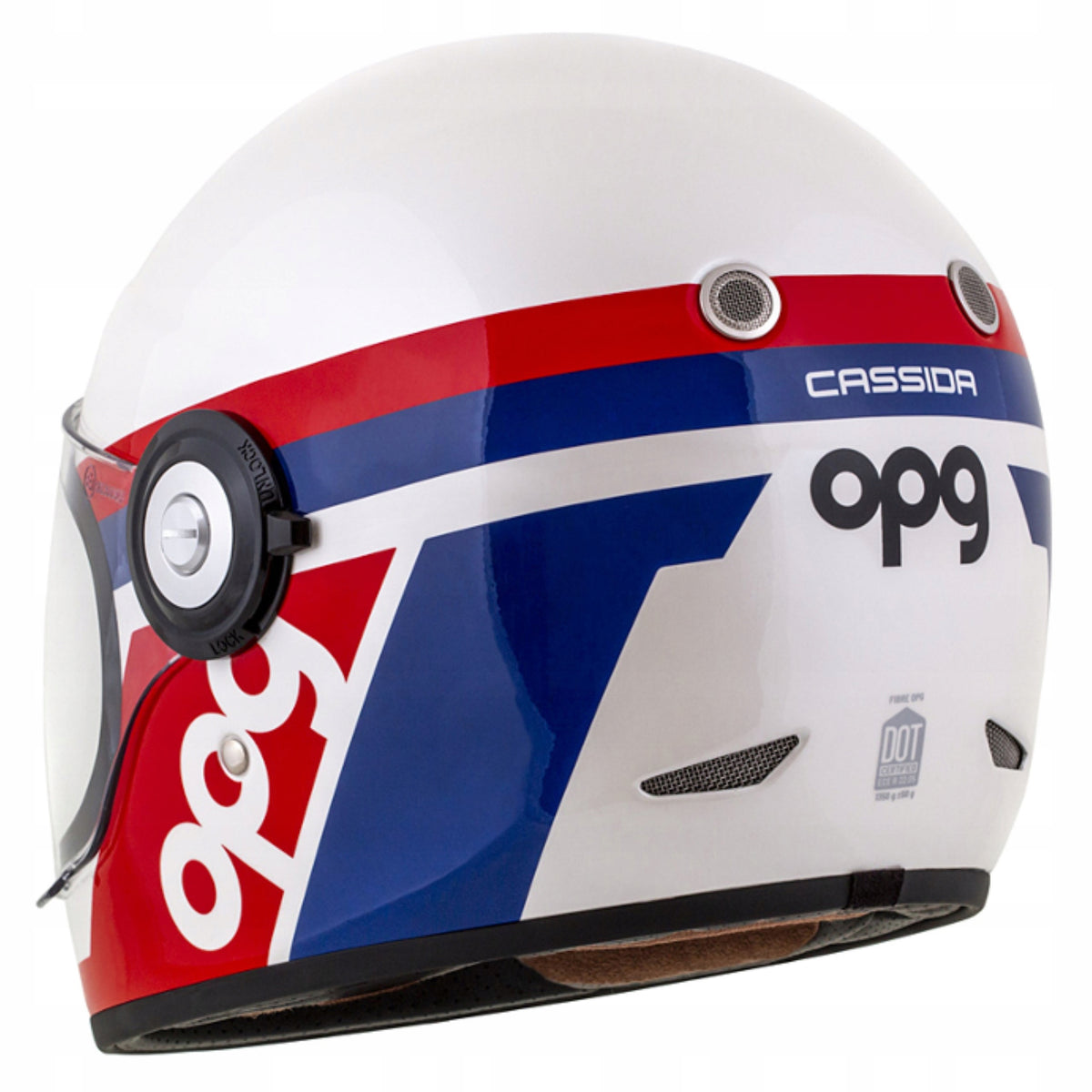 CASSIDA CZECH MOTORCYCLE HELMET FIBER OPG Manufacturer Cassida