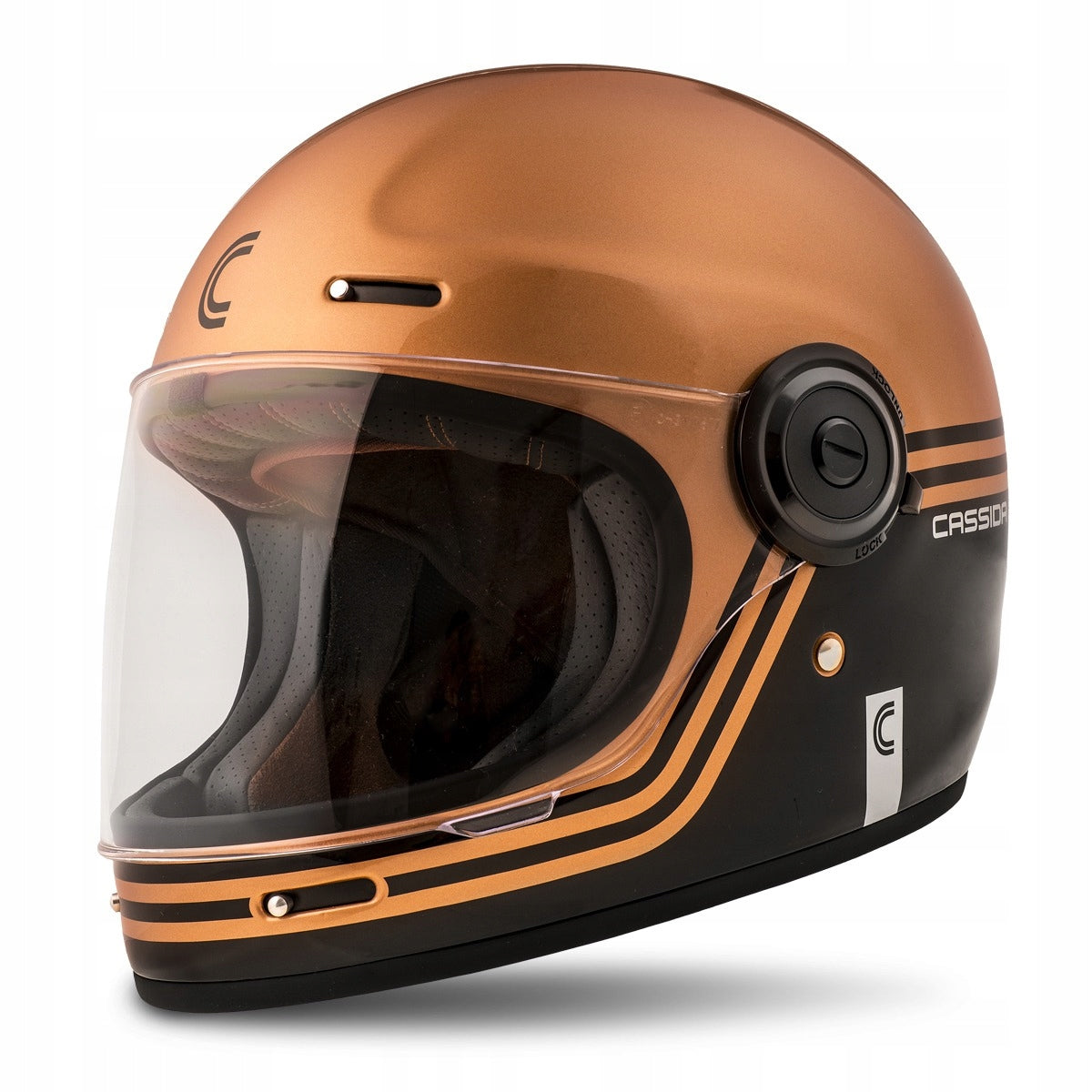CASSIDA MOTORCYCLE HELMET FIBER SUPER HOOLIGAN