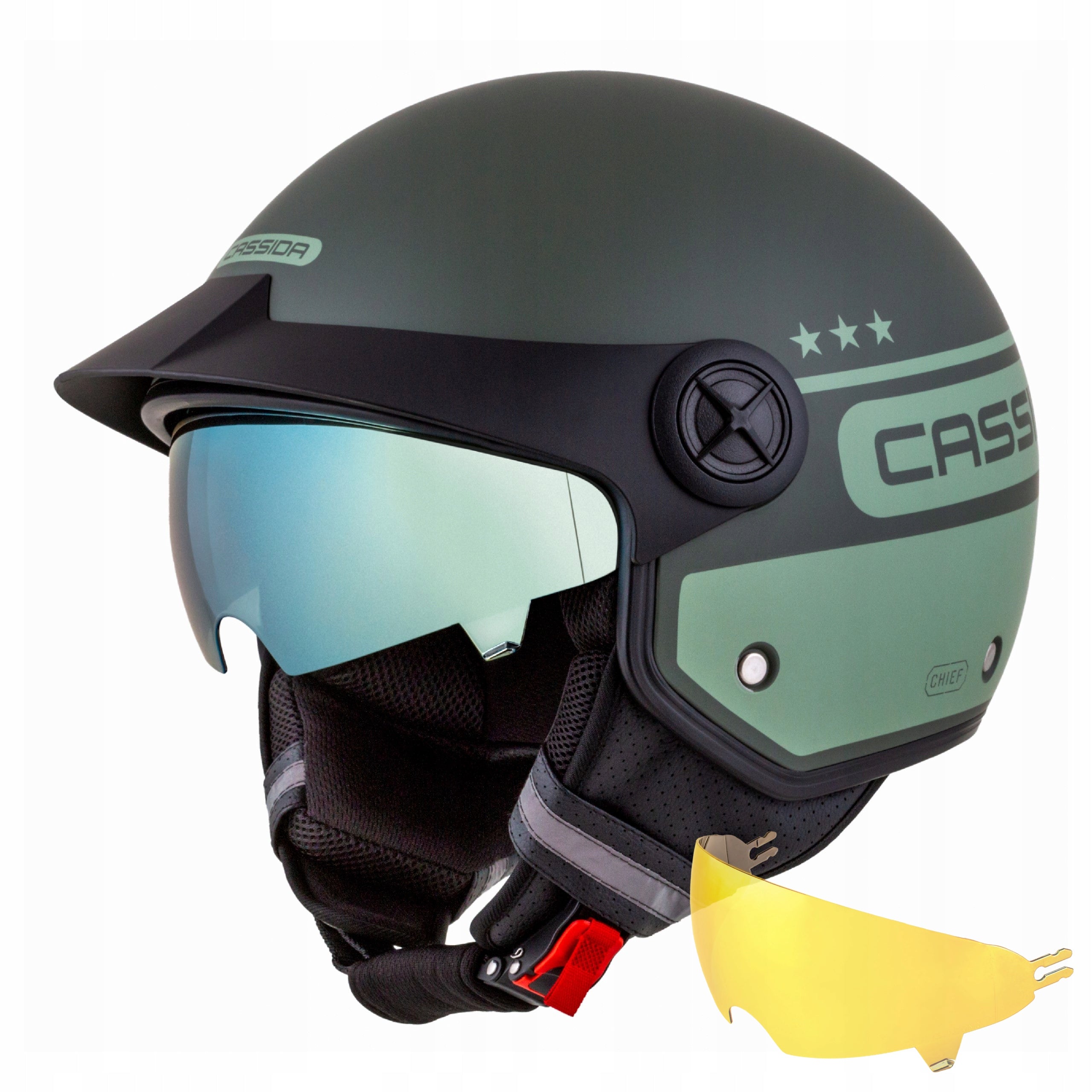 CASSIDA MOTORCYCLE HELMET HANDY CHIEF +2X BLENDA XS