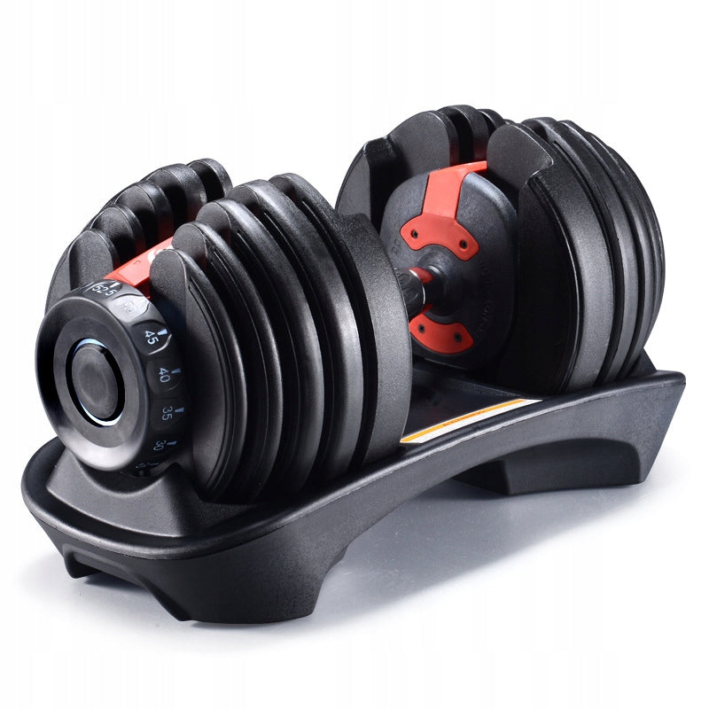 CAST IRON ADJUSTABLE DUMBBELLS DUMBBELL 2,5-24KG + STAND quick smooth adjustment Brand Fitli