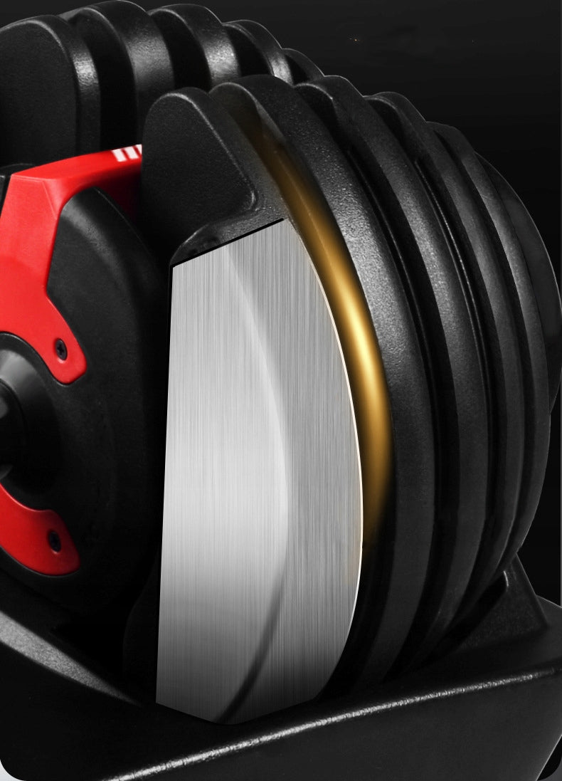 CAST IRON ADJUSTABLE DUMBBELLS DUMBBELL 2,5-24KG + STAND quick smooth adjustment Weight 1x 24 kg