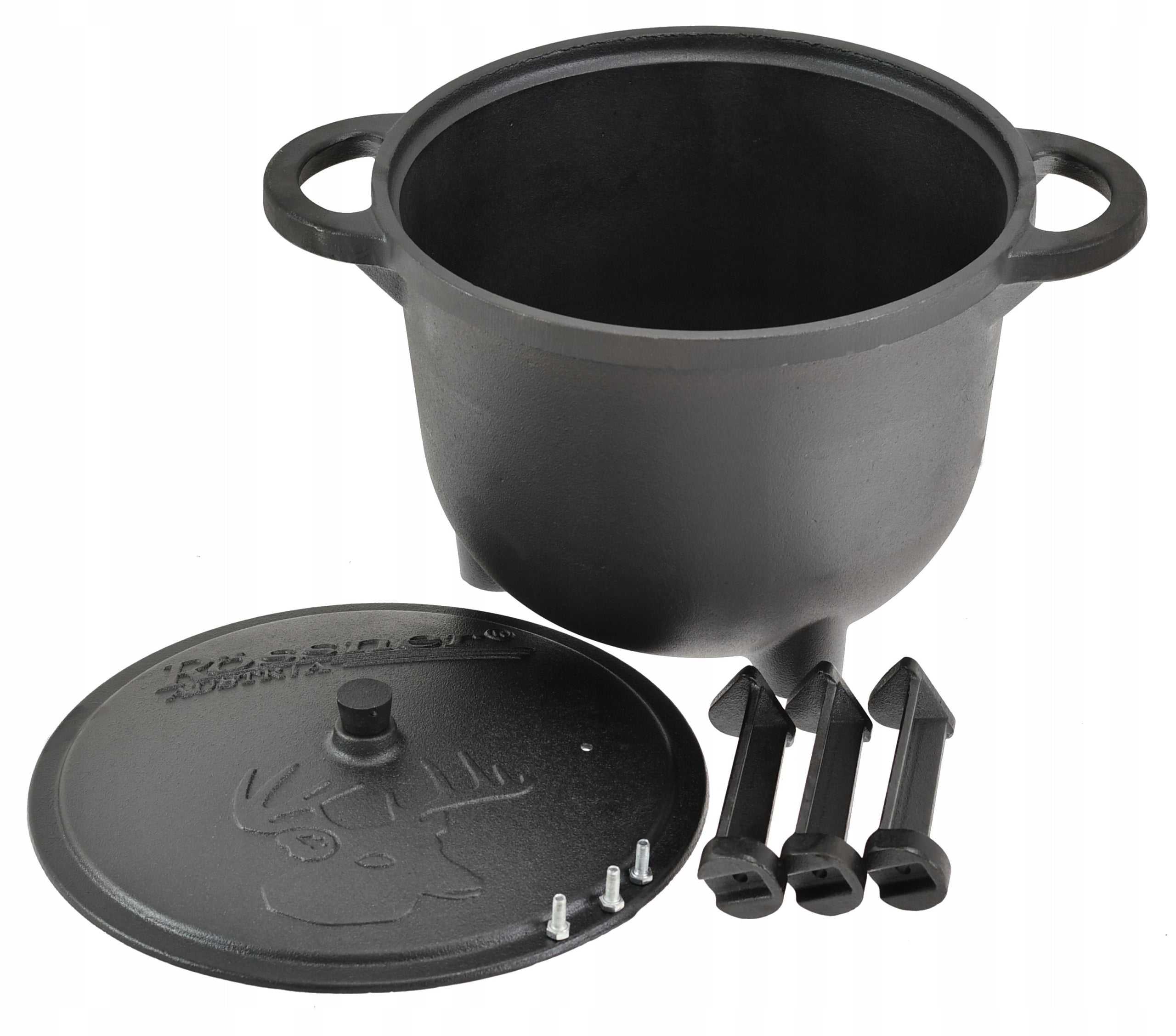 CAST IRON BOILER 8 L Hunting POT for Baking FIREPLACE ROSSNER Austria EAN (GTIN) 5903981015597