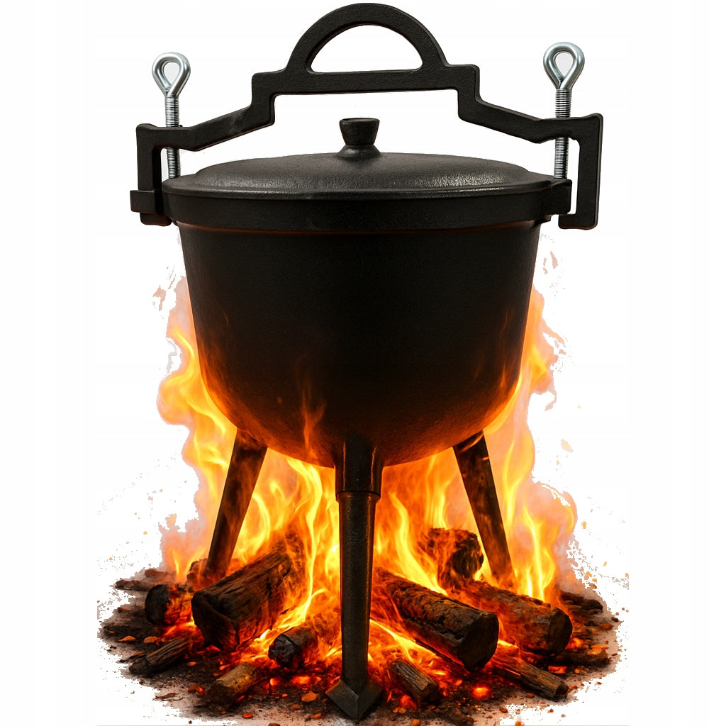 CAST IRON BOILER 8L HANGING HUNTING POT FOR ROASTS FIRE IRON 8L Manufacturer code POKKA IRON CAST 8L