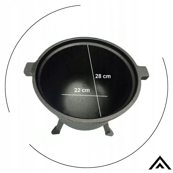 CAST IRON BOILER 8L WITH HEARTH 2in1 HUNTING FOR FIREPLACE GRILL Manufacturer HAGE