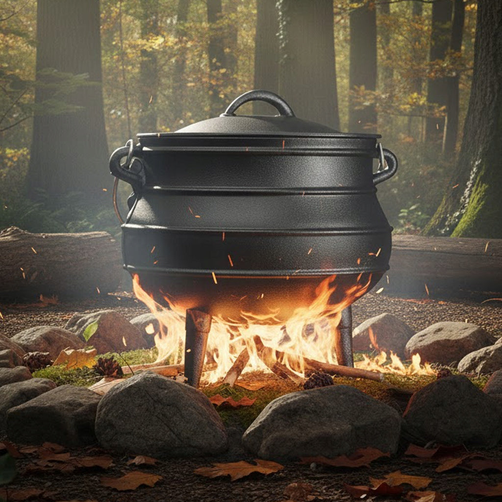 CAST IRON BOILER Hungarian Hunting POT STANDING HANGING CAST IRON 9,3L Packaging status original