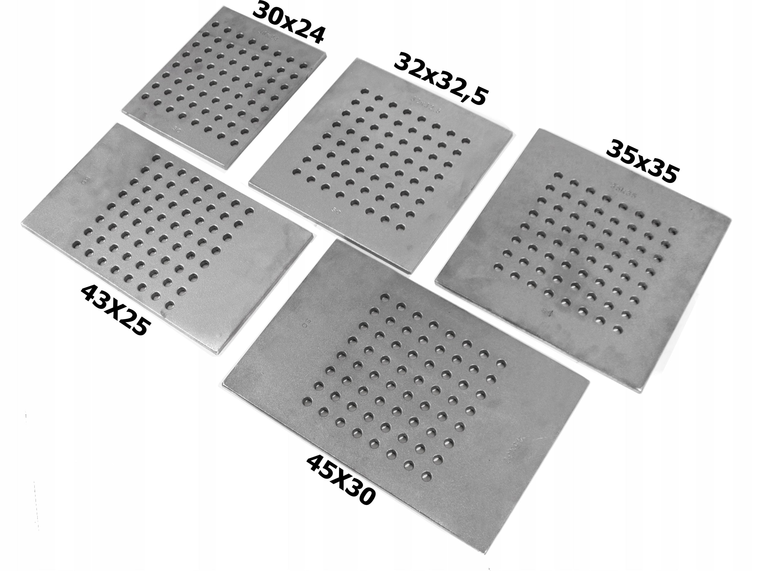 CAST IRON GRATE PUNCHED FOR STOVE FIREPLACE TO ANY SIZE SOLID Product weight with unit packaging 15 kg