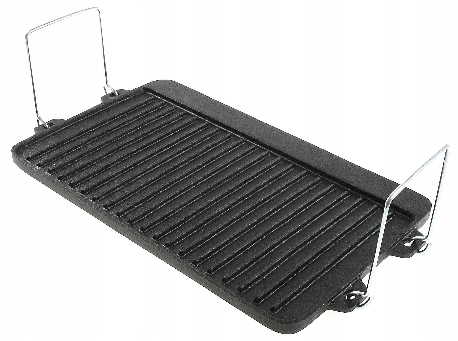 CAST IRON GRILL DOUBLE SIDED GRILL GRATE 44 x 24cm Fire Pit Pan Manufacturer Krisberg