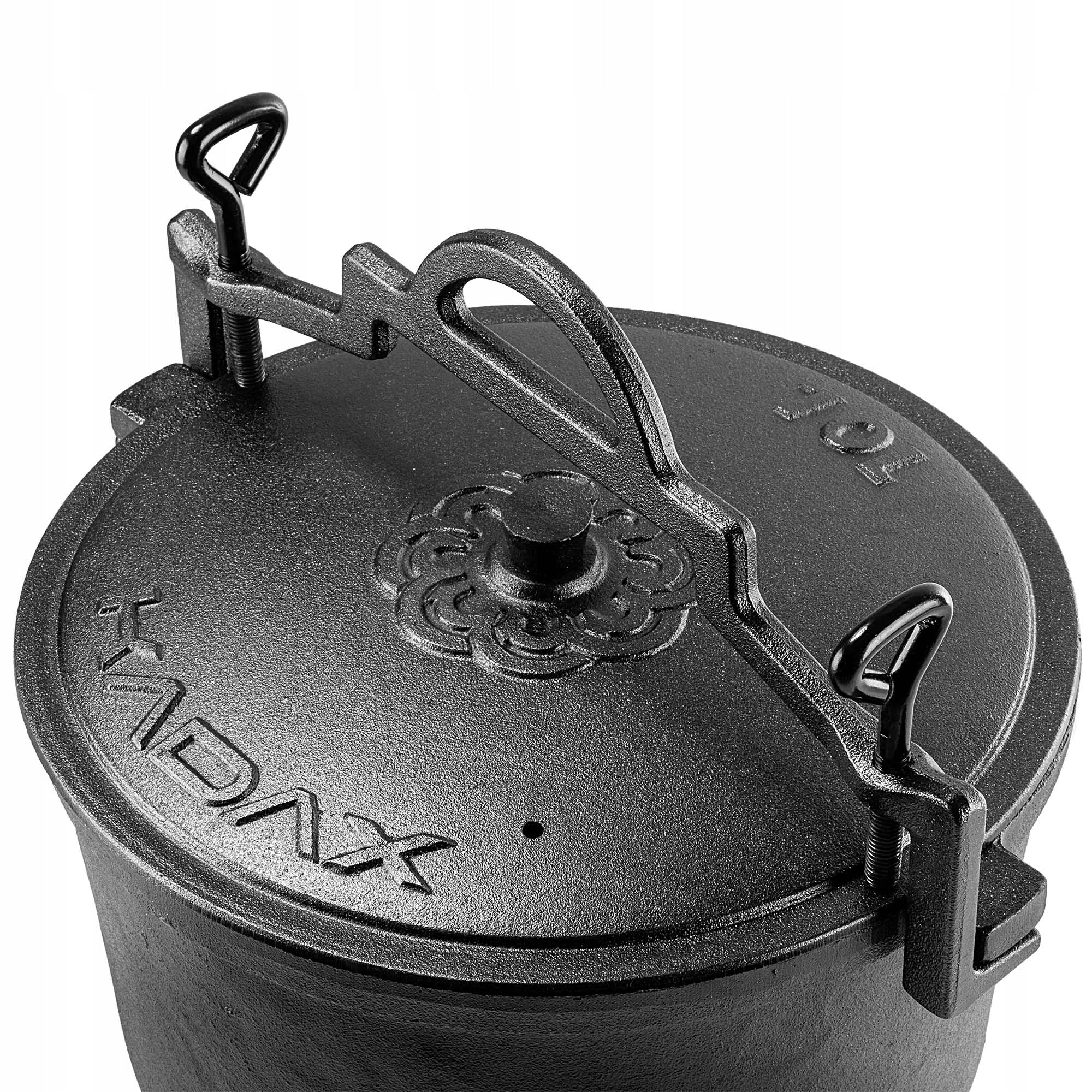 CAST IRON HUNTING CAULDRON 10L FIRE PIT POT GRILL STANDING ROASTS EAN (GTIN) 5903699477687
