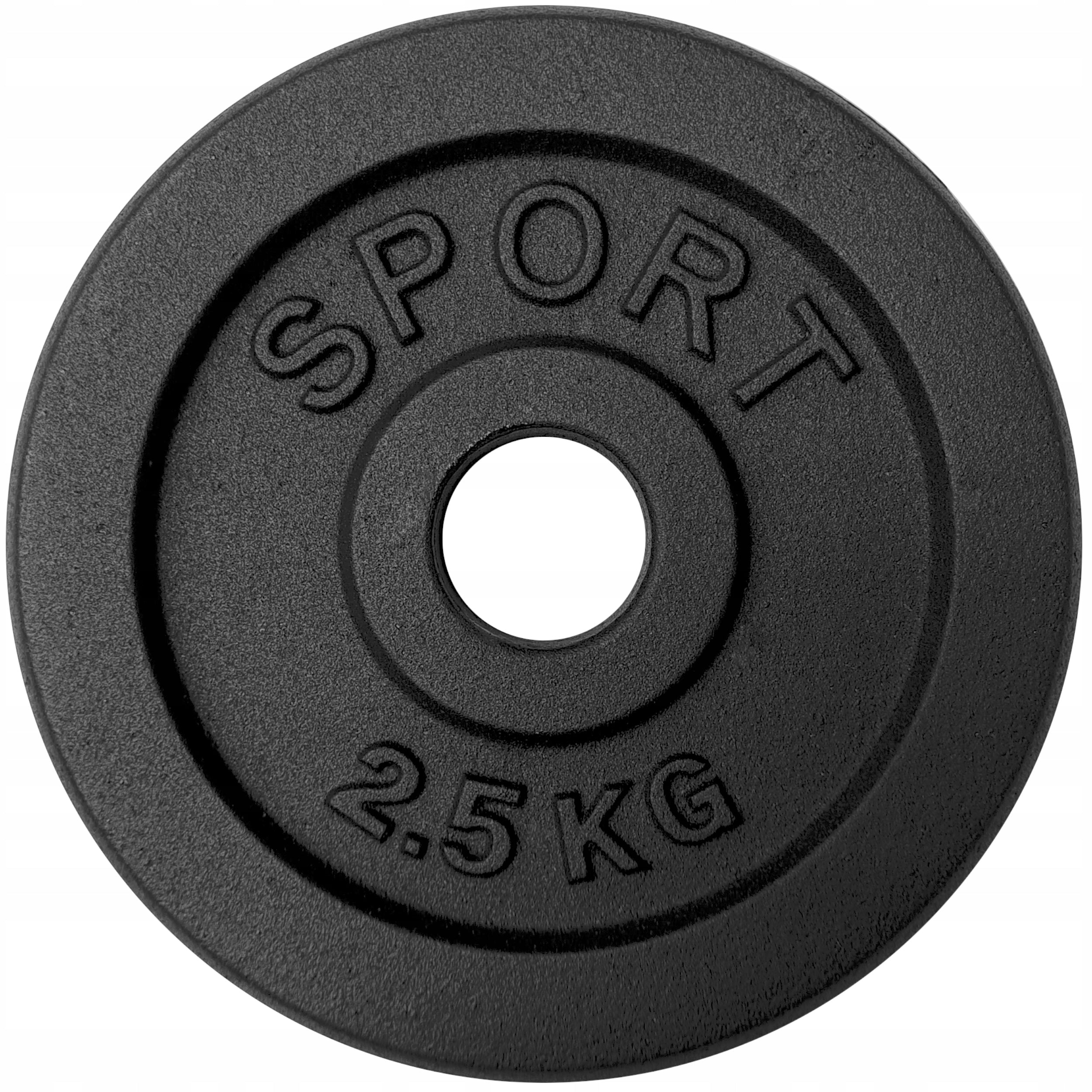 CAST IRON LOAD 4x2,5kg SET 10kg plate 28mm EAN (GTIN) 5905311713517