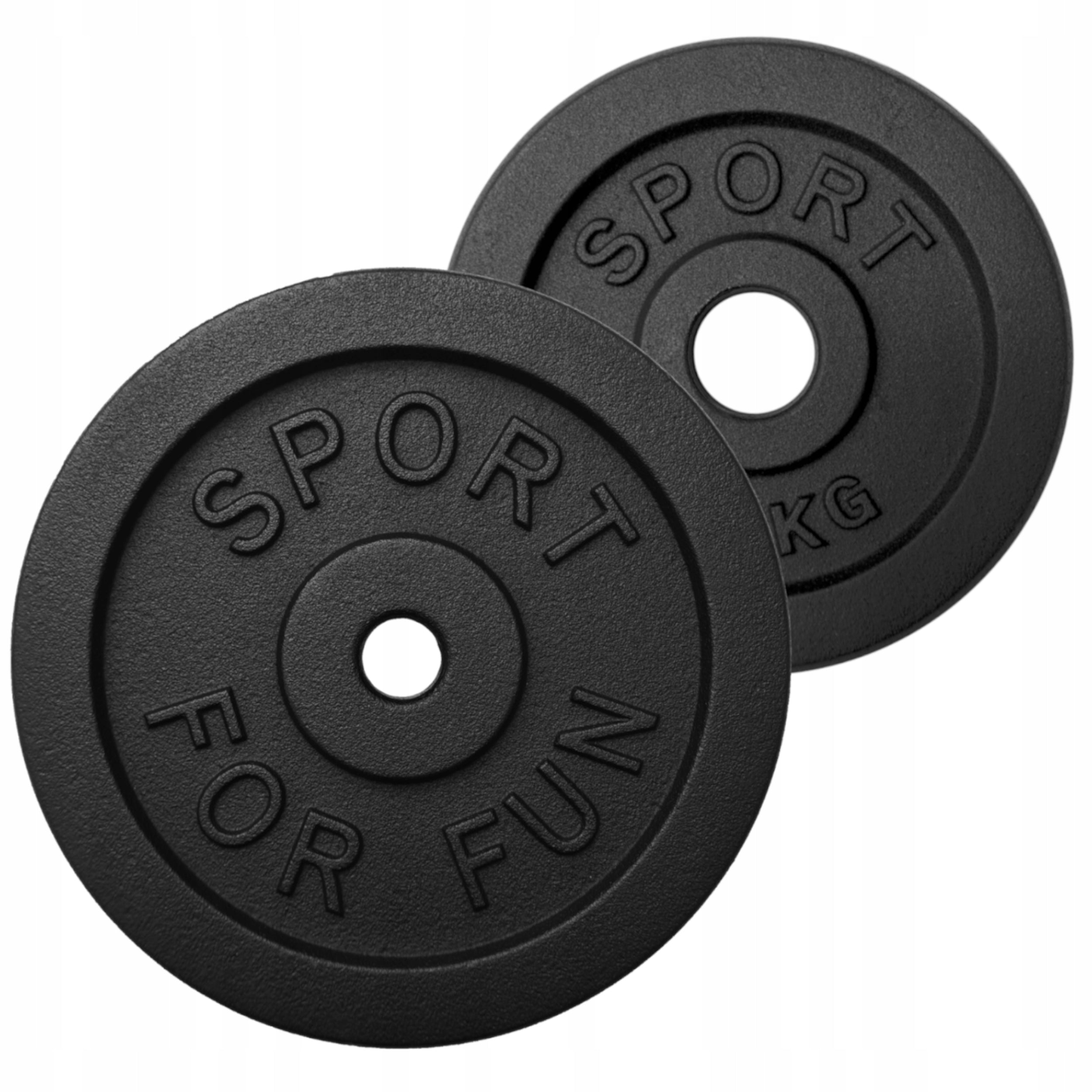 CAST IRON LOAD 4x2,5kg SET 10kg plate 28mm Model OBCIĄŻENIE ŻELIWNE ZESTAW talerzy 4x2,5kg 28mm