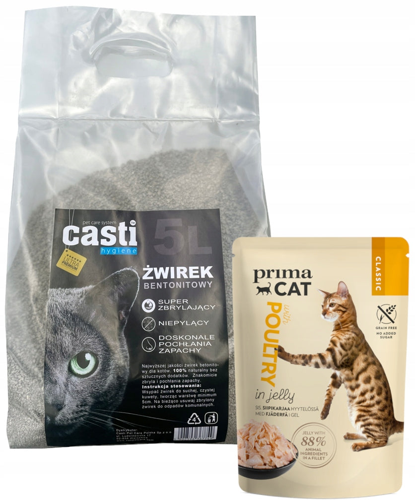 CASTI Bentonite Litter Compact 5 L Manufacturer code 5902596367022
