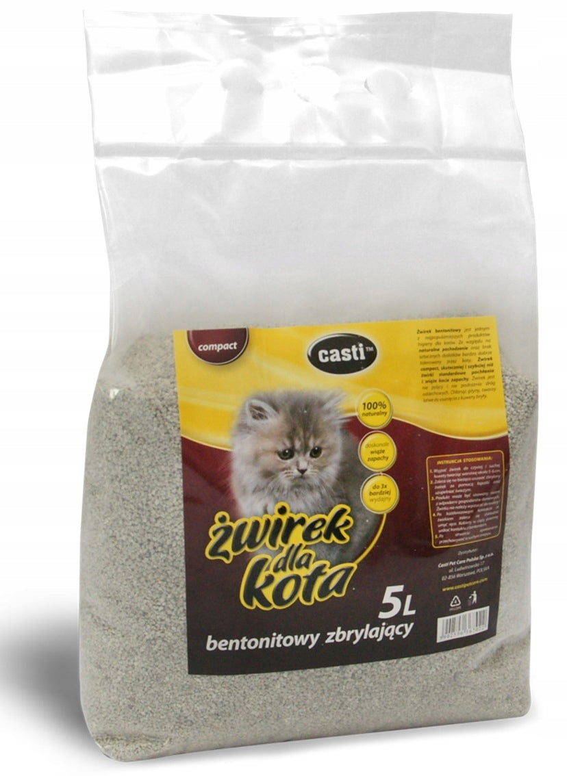 CASTI Bentonite Litter Compact 5 L