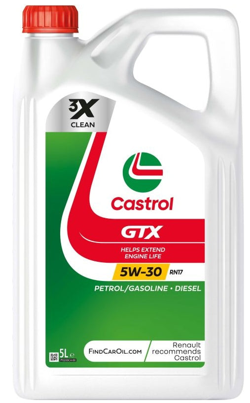 CASTROL GTX 5W30 RN17 RENAULT ACEA C3 5L Manufacturer code GTX 5W30 RN17 5L