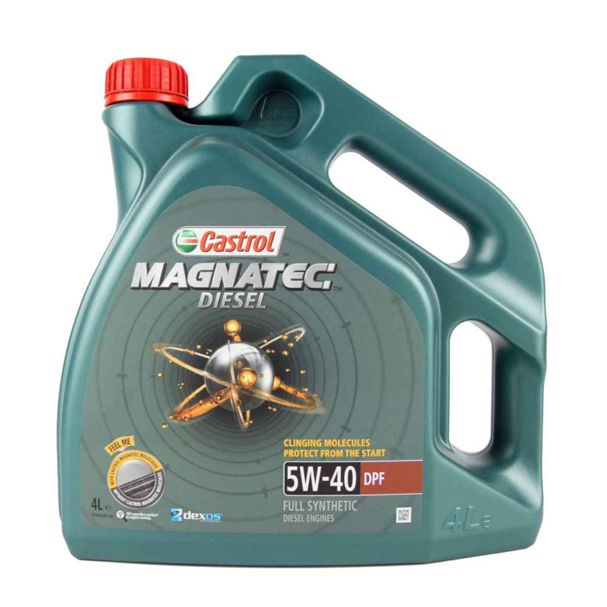 CASTROL MAGNATEC Diesel DPF 5W-40 4L dexos2 VW505.01 MB229.31 Packaging status original
