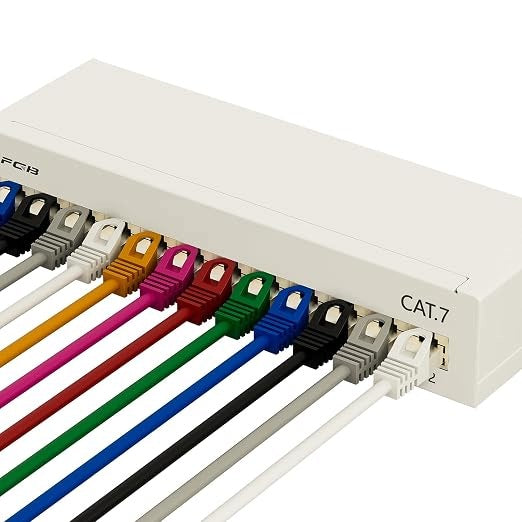 CAT 7 Mini/Desktop Patch Panel 12 Ports 12x RJ45 Manufacturer no brand