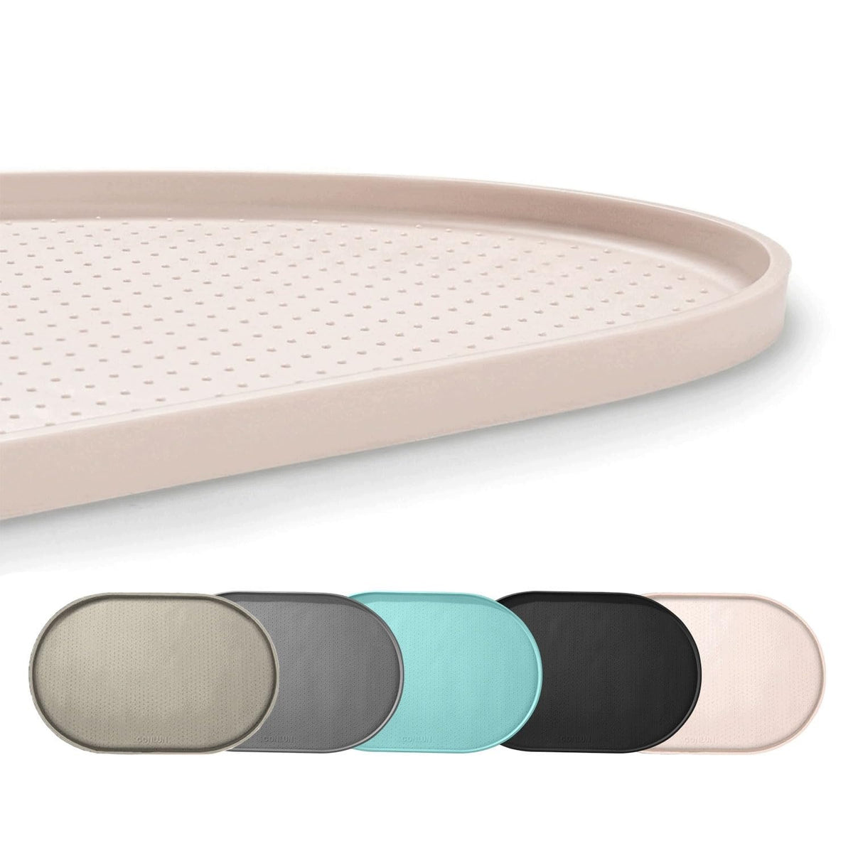CAT AND DOG BOWL MAT SILICONE BEIGE 48 X 30 CM
