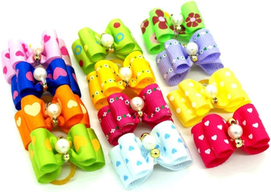 CAT AND DOG COLLAR 10 PCS HALLOWEEN BOW ACCESSORIES Brand IN
