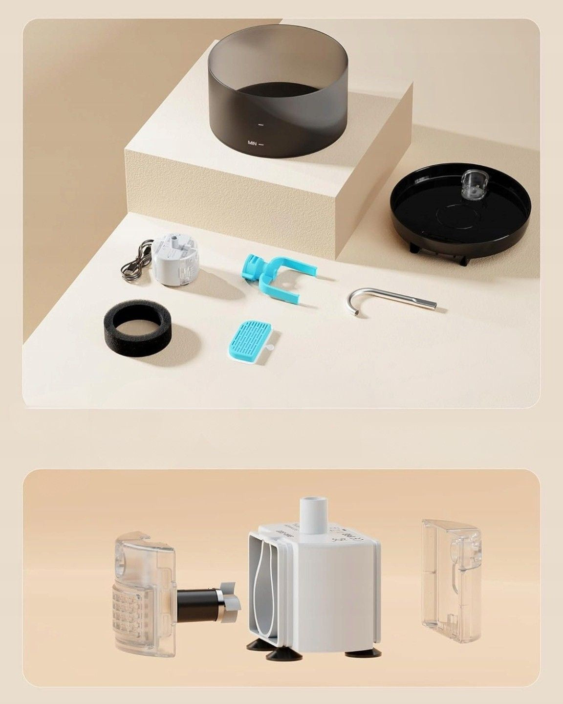 CAT AND DOG FOUNTAIN 2L AUTOMATIC LED DRINKER WITH FILTERS Manufacturer code 5900734799216