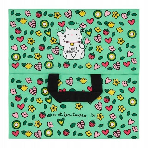 CAT BAG HAPPINESS COTTON 38X38 CM FOR GIRLS GIFT Brand no brand