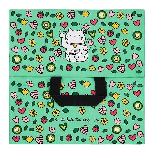 CAT BAG HAPPINESS COTTON 38X38 CM FOR GIRLS GIFT