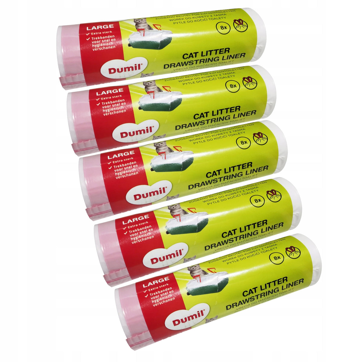 CAT BAGS WITH TAPE DURABLE FOR LITTER BOX STRONG SET OF 40 XL Brand no brand