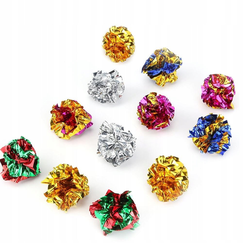 CAT BALL 12 PCS FOIL NAIL POLISH RUSTLE Brand DKM