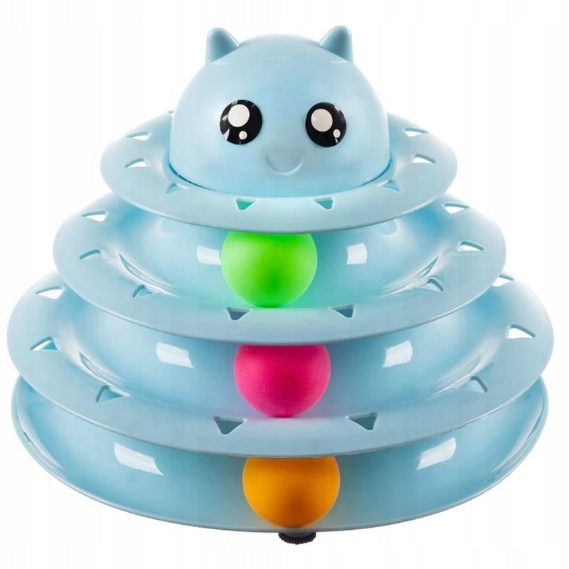 CAT BALL TOWER INTERACTIVE TOY CAROUSEL ANIMAL BALLS Brand no brand