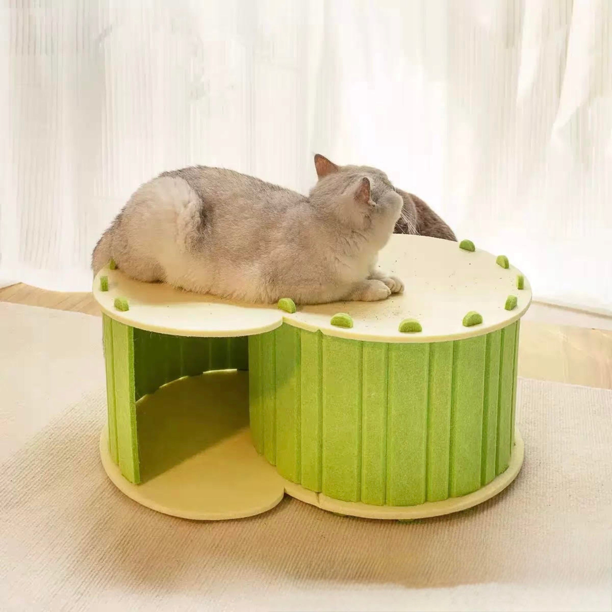CAT BED BOOTH COTTAGE 58x39x29 cm WILL FIT TWO CATS SIEMIEC Product width 39 cm